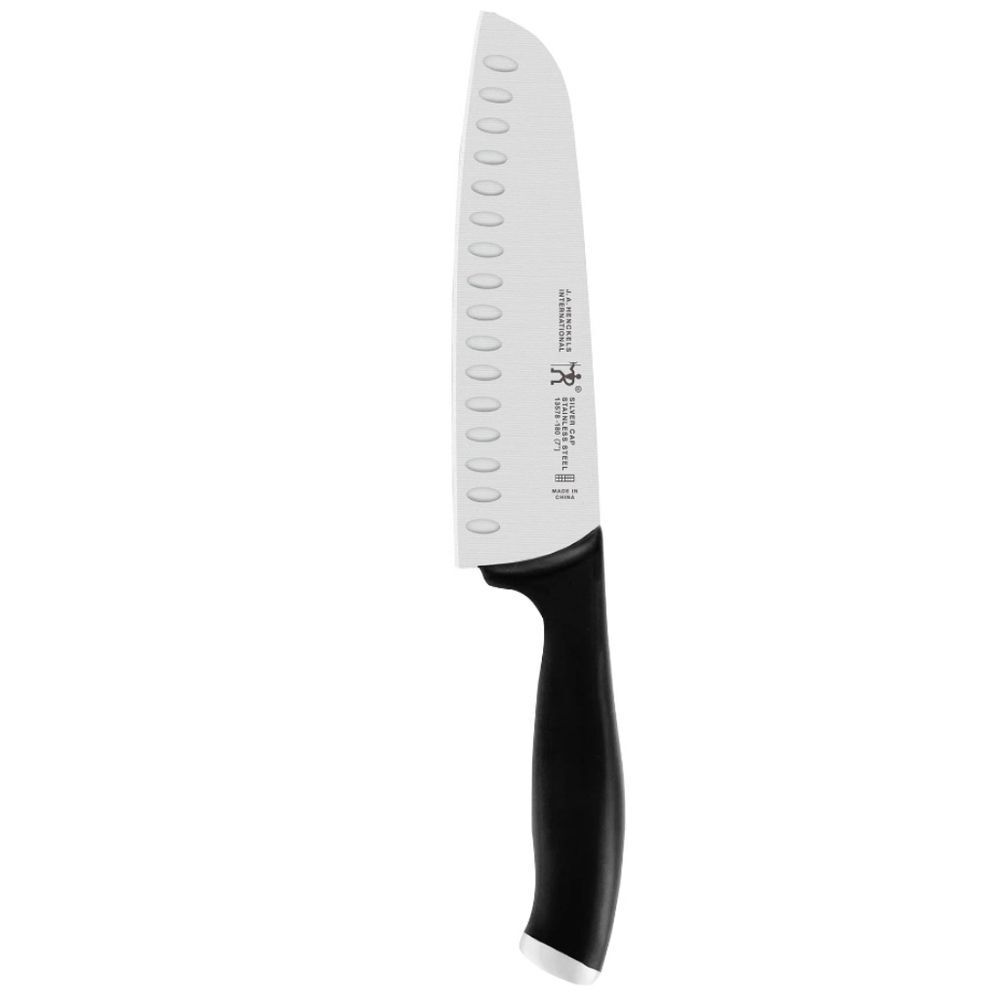 Henckels Silvercap Fine Edge 7" Hollow Edge Santoku Knife